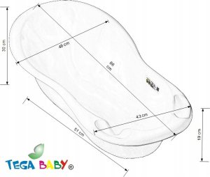 Tega Baby TEGA vonelė su kamščiu METEO, 86 cm, Mėlyna, ME-004 8