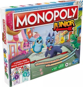 Monopoly Gra planszowa Monopoly: Junior 2w1 (edycja łotewska/estońska) 1