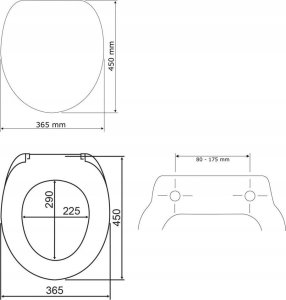 Deska bidetowa Wenko Deska sedesowa ROPE, Thermoplast, Wenko 11