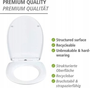 Deska bidetowa Wenko Deska sedesowa ROPE, Thermoplast, Wenko 13