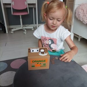 Iso Trade Skarbonka na baterie -  kotek 22468 6