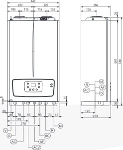 Piec gazowy Immergas KOCIOŁ KOND. 2F VICTRIX TERA V2 28 1 2
