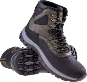 Buty trekkingowe męskie hitec Męskie buty trekkingowe zimowe Hi-tec Blazi MID czarne/khaki rozmiar 42 5