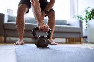 Kettlebell Meteor Kettlebell żeliwny 8kg Uniwersalny 6