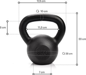 Kettlebell Meteor Kettlebell żeliwny 8kg Uniwersalny 7