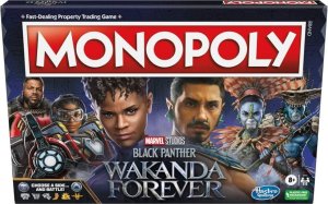 Hasbro MONOPOLY MARVEL Black Panther gra planszowa czarna pantera ENGLISH KOLEKCJONERSKA 1