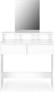 ModernHome Duża nowoczesna toaletka kosmetyczna lustro szuflady 2