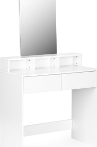 ModernHome Duża nowoczesna toaletka kosmetyczna lustro szuflady 3