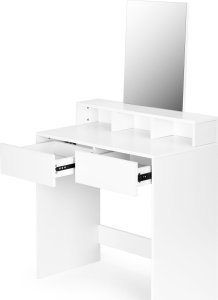 ModernHome Duża nowoczesna toaletka kosmetyczna lustro szuflady 4
