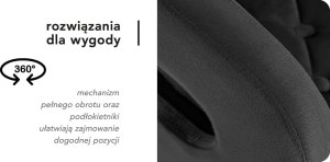 Activeshop 4Rico Krzesło obrotowe QS-OF213G aksamit szare 14