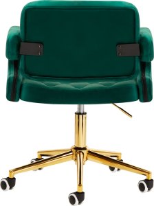 Activeshop 4Rico Krzesło obrotowe QS-OF213G aksamit zielone 3