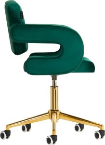 Activeshop 4Rico Krzesło obrotowe QS-OF213G aksamit zielone 4