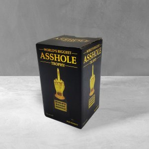 Thumbs Up Mad Monkey - TROFEUM "World's Biggest Asshole" 5