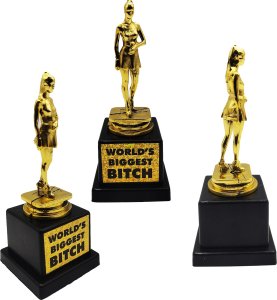 Thumbs Up Mad Monkey - TROFEUM 'World's Biggest Bitch' 4