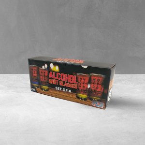 Thumbs Up Mad Monkey - Shotgläser mit Alkohol-Formel (4er Set) 5
