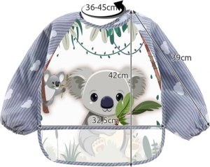 Kruzzel Śliniak/ fartuszek z rękawami Kruzzel 22255 4