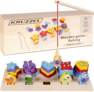 Kruzzel Sorter drewniany- łowienie rybek Kruzzel 22565 1