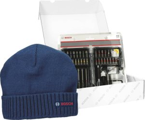 Zestaw narzędzi Bosch Bosch Christmas set screwdriver bit set, 43 pieces (blue, including free Bosch beanie) 2