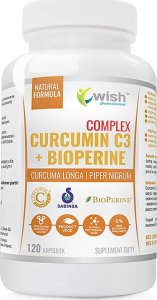 WISH WISH Curcumin C3+Bioperine Complex 120caps 1