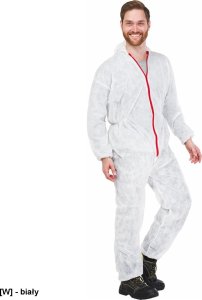 R.E.I.S. KOM - Kombinezon malarski - biały 5XL 2