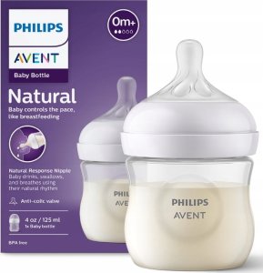 Avent SCY903/01+SCY900/01 BUTELKA 260ML+ BUTELKA 125ML RESPONSYWNA NATURAL 3