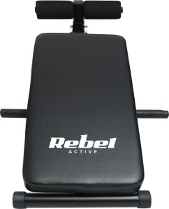 Rebel Ławka treningowa skośna do ćwiczenia mięśni brzucha , REBEL ACTIVE 3