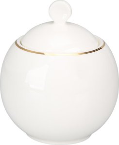 Lumarko Złota Linia Cukiernica 380 Ml Porcelana Kremowa W Opasce New Lumarko! 1