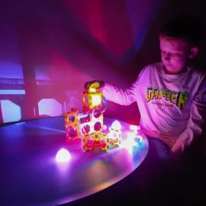 Kruzzel Klocki magnetyczne- tor 77el. Kruzzel 22684 13