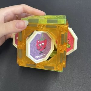 Kruzzel Klocki magnetyczne- tor 77el. Kruzzel 22684 17