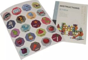 Kruzzel Klocki magnetyczne- tor 77el. Kruzzel 22684 10