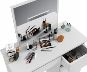 Funfit Toaletka kosmetyczna z lustrem 2