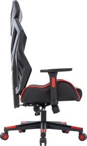 Fotel Signal Fotel gamingowy obrotowy Revolt czarny/czerwony 4