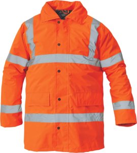 Kurtka męska CERVA SEFTON HV - ocieplana kurtka zimowa, odblaskowe taśmy, wodoodporność, rozm. XS-3XL, - czerwony odblaskowy 3XL 6