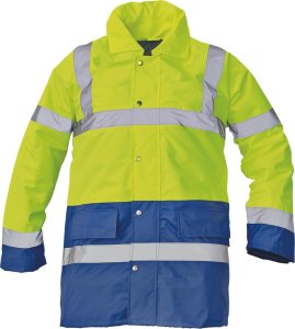 Kurtka męska CERVA SEFTON HV - ocieplana kurtka zimowa, odblaskowe taśmy, wodoodporność, rozm. XS-3XL, - czerwony odblaskowy 3XL 10