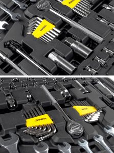 Zestaw narzędzi WMC WMC-186-3 186 el. (WMC-186-3) 8