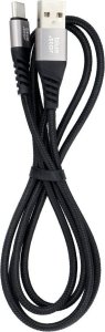Kabel USB Blue Star USB-A - USB-C 1.2 m Czarny 3