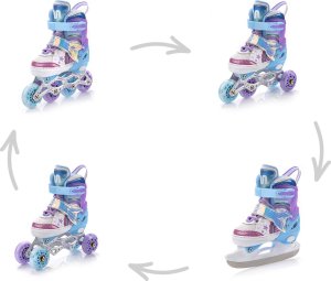 Rolki Meteor Rolki 4w1 Meteor Mermaid XS 27-30 Uniwersalny 11