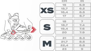 Rolki Meteor Rolki 4w1 Meteor Mermaid S 30-33 Uniwersalny 13