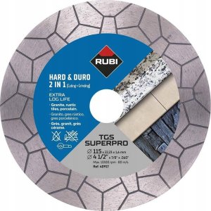 Rubi Diamond cutting disc 115x22.2mm Rubi TGS SUPERPRO 1