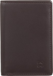 DuDu DUDU Small Slim Bifold Wallet dla mężczyzn, minimalistyczny skórzany portfel RFID z kieszenią na monety, kieszeniami na karty i schowkiem na gotówkę NoSize 1