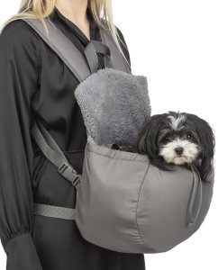 Trixie TRIXIE Molly, Soft pet carrier, Backpack pet carrier, Dog, 4 kg, Top-load, Grey 2