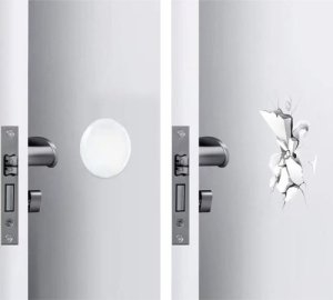 Ruhhy Ochraniacz drzwi- odbojnik na ścianę Ruhhy 23016 7