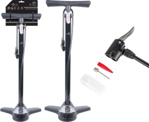 XQMax POMPKA WARSZTATOWO ROWEROWA 160PSI (11BAR) Z MANOMETREM XQMAX PRO 4