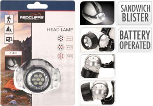 Latarka czołowa Redcliffs LATARKA CZOŁOWA TURYSTYCZNA 7 LED REDCLIFFS 2