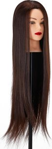 Activeshop Główka treningowa fryzjerska Gabbiano WZ2 syntetyczne włosy, kolor 4H, długość 24" 3