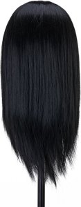 Activeshop Główka treningowa z brodą fryzjerska Gabbiano WZ4 syntetyczne włosy, kolor 1H, długość 8"+6" 4