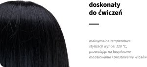Activeshop Główka treningowa z brodą fryzjerska Gabbiano WZ4 syntetyczne włosy, kolor 1H, długość 8"+6" 8