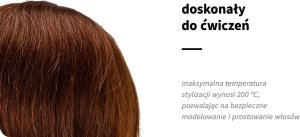 Activeshop Główka treningowa z brodą fryzjerska Gabbiano WZ4 kolor 4H długość 8"+6" 7