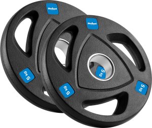 Rebel Zestaw obciążeń żeliwnych gumowanych 30kg ( 8x1.25kg + 4x2.5kg + 2x5kg ), otwór olimpijski 51mm,  REBEL ACTIVE 3