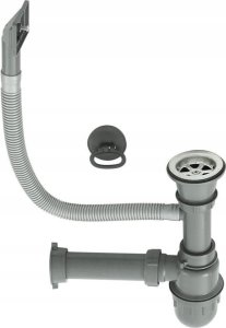 Zlewozmywak Kuchinox SK6_010T / KUCHINOX / ZLEW / 60 STALOWY NAKŁADANY 60X50 1KOM, GŁADKI + SYFON (OKS_B13Y)  / 4